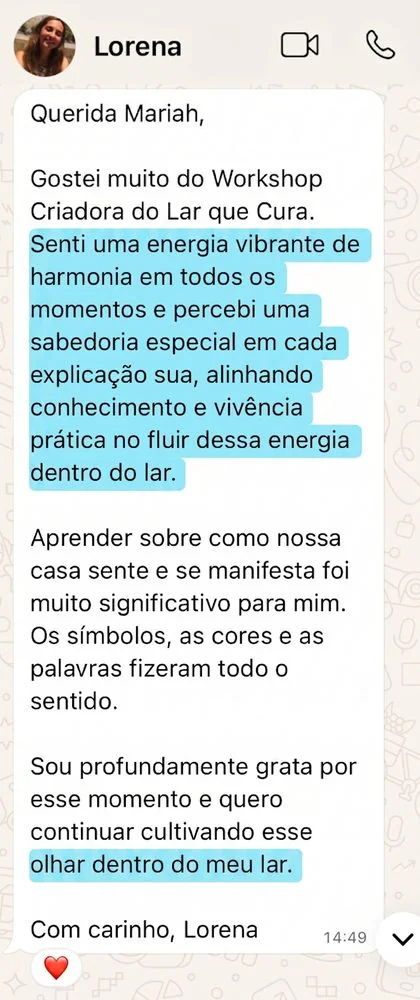 Depoimento Lorena